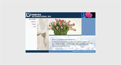 Desktop Screenshot of chemtexinternational.com